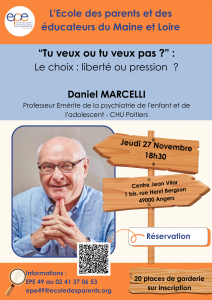 Le choix liberté ou injonction Demander à l’enfant de choisir une liberté nouvelle, un piège éducatif, une lourde responsabilité (4)